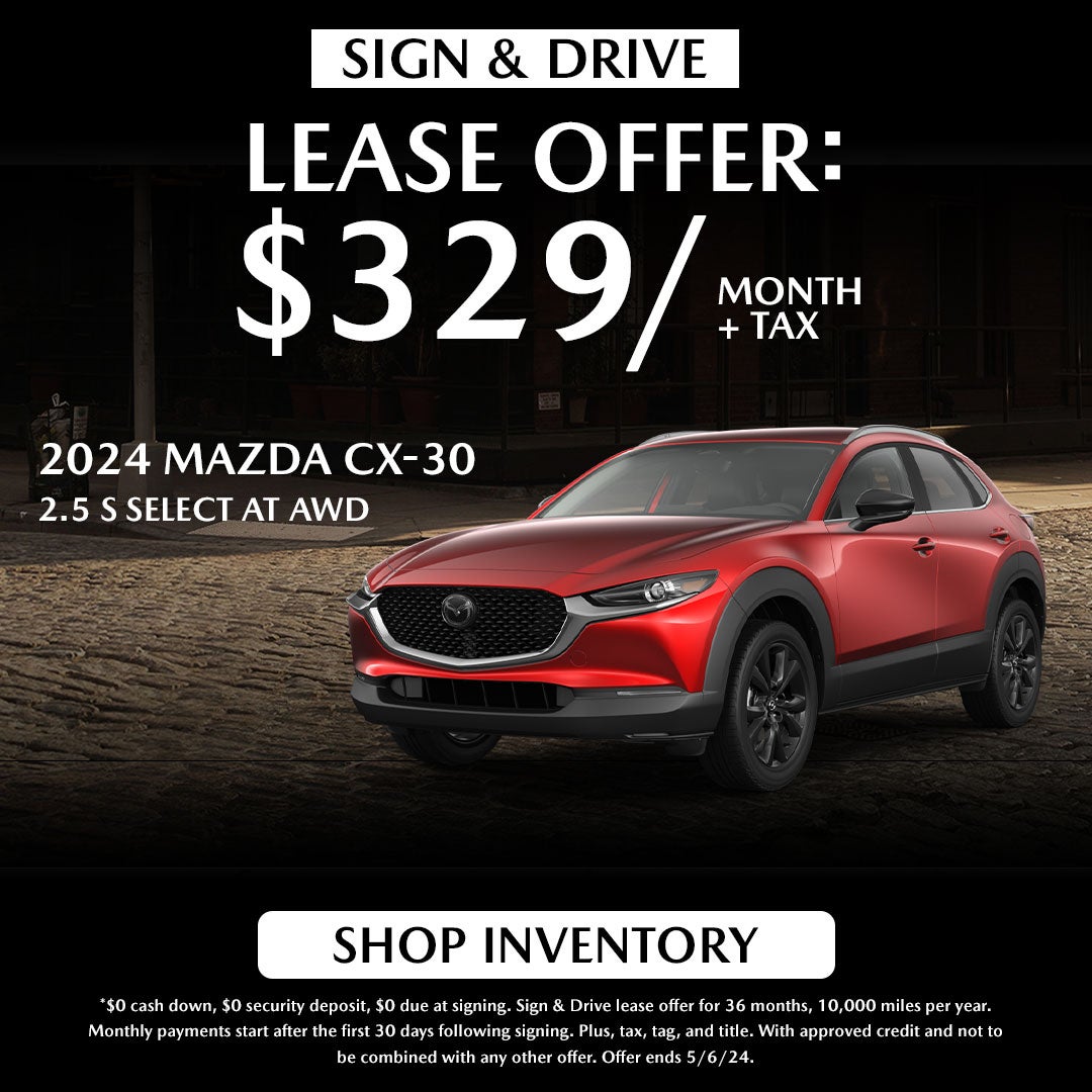 Sign and Drive: Lease For $329/mo+tax