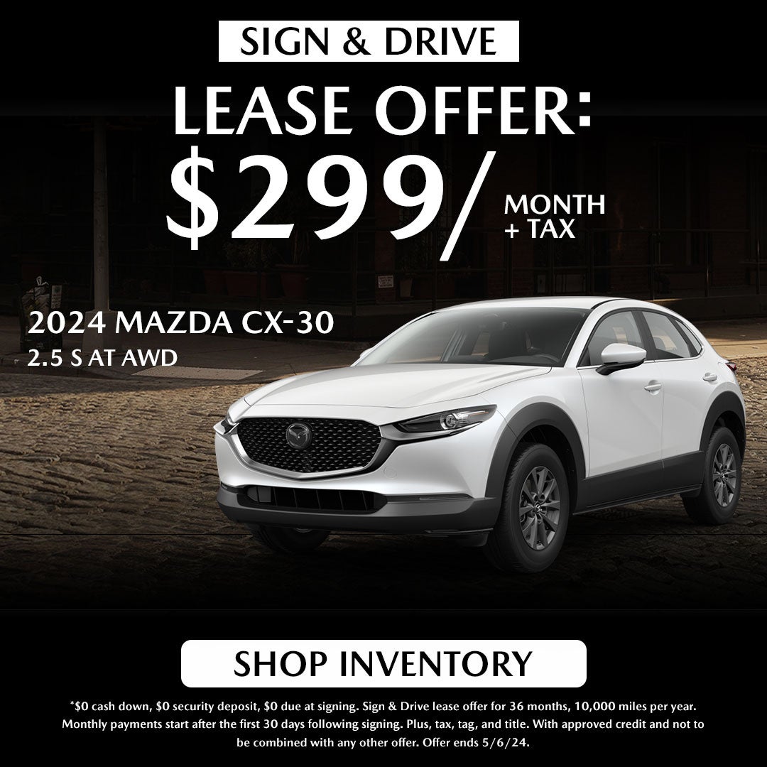 Sign and Drive: Lease For $299/mo+tax