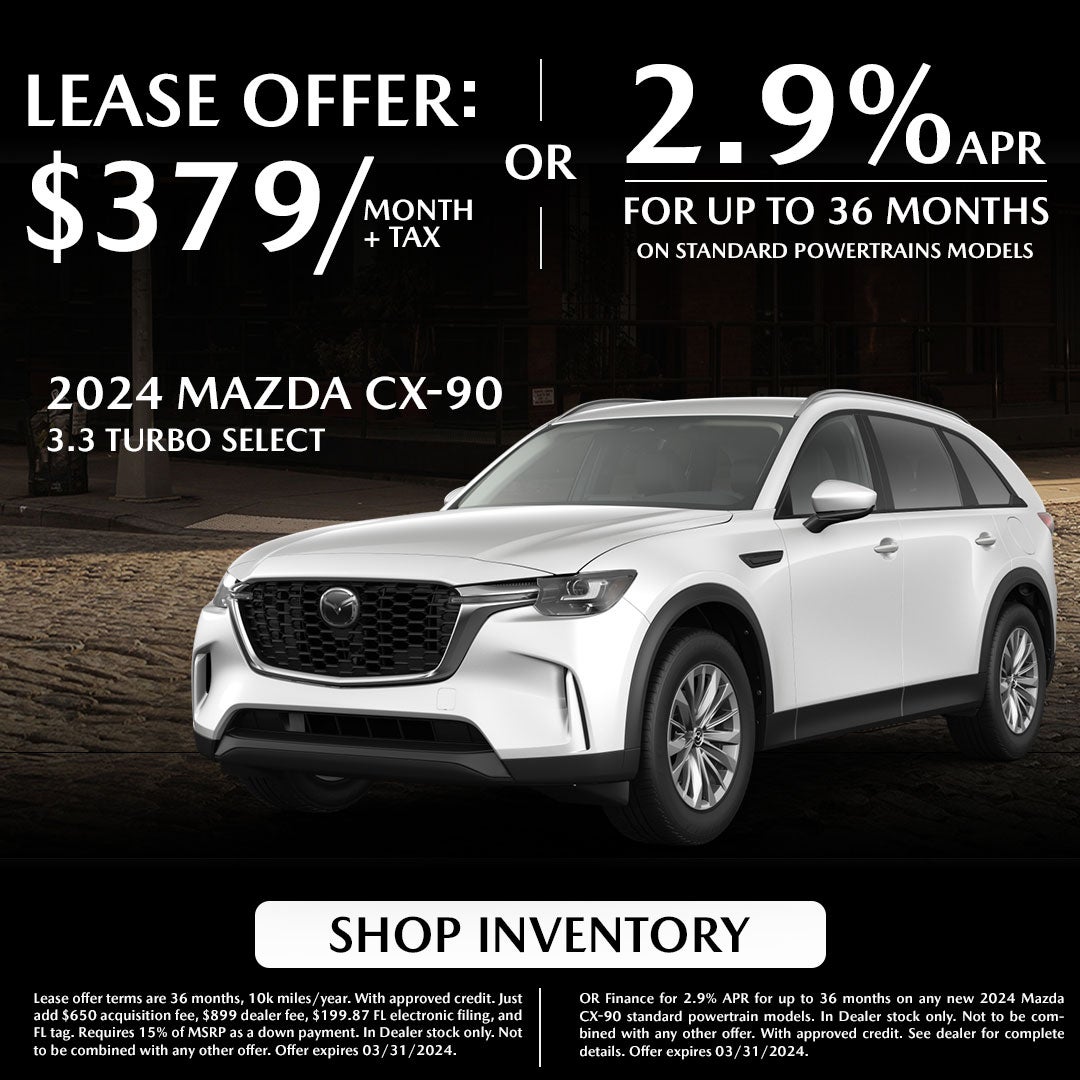Lease for $379/MO. + Tax or Finance for 2.9% APR/36 Months