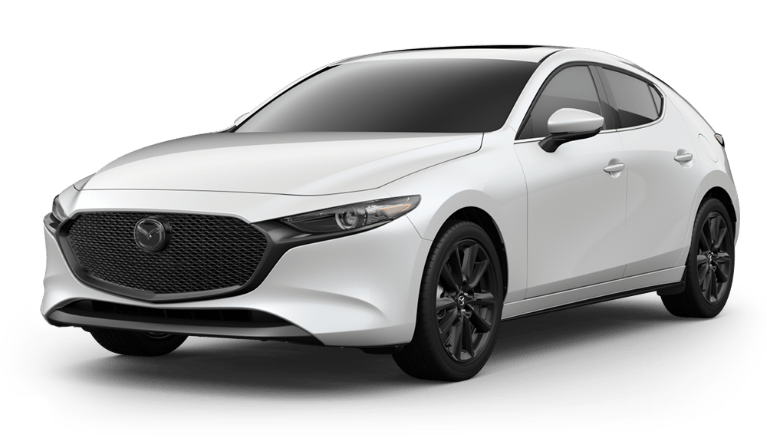 2021 Mazda3 Hatchback Snowflake White Pearl Mica | Mazda Lakeland in Lakeland FL