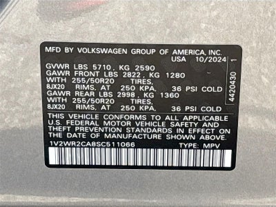 2025 Volkswagen Atlas 2.0T SE w/Technology
