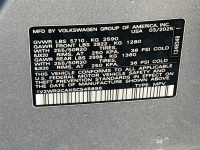 2025 Volkswagen Atlas 2.0T SE w/Technology