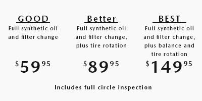 Express Service Specials