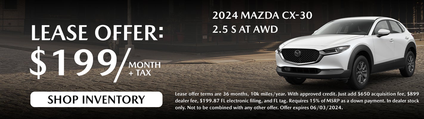 2024 Mazda CX-30 2.5 S Sign And Drive Lease Offer