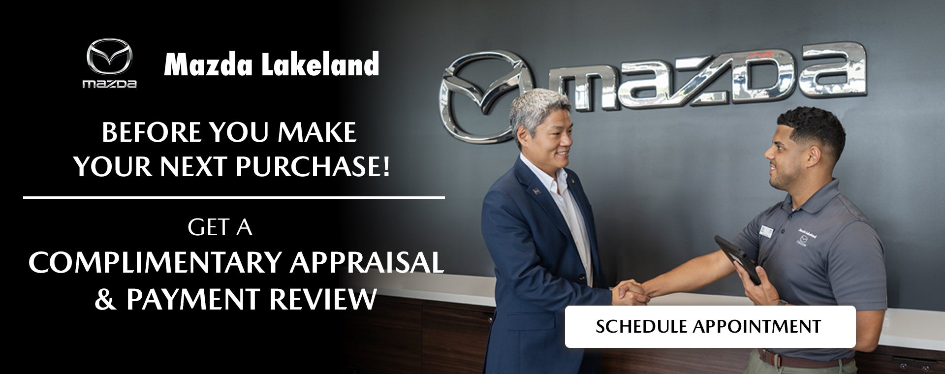 Get a Complimentary Appraisal & Payment Review