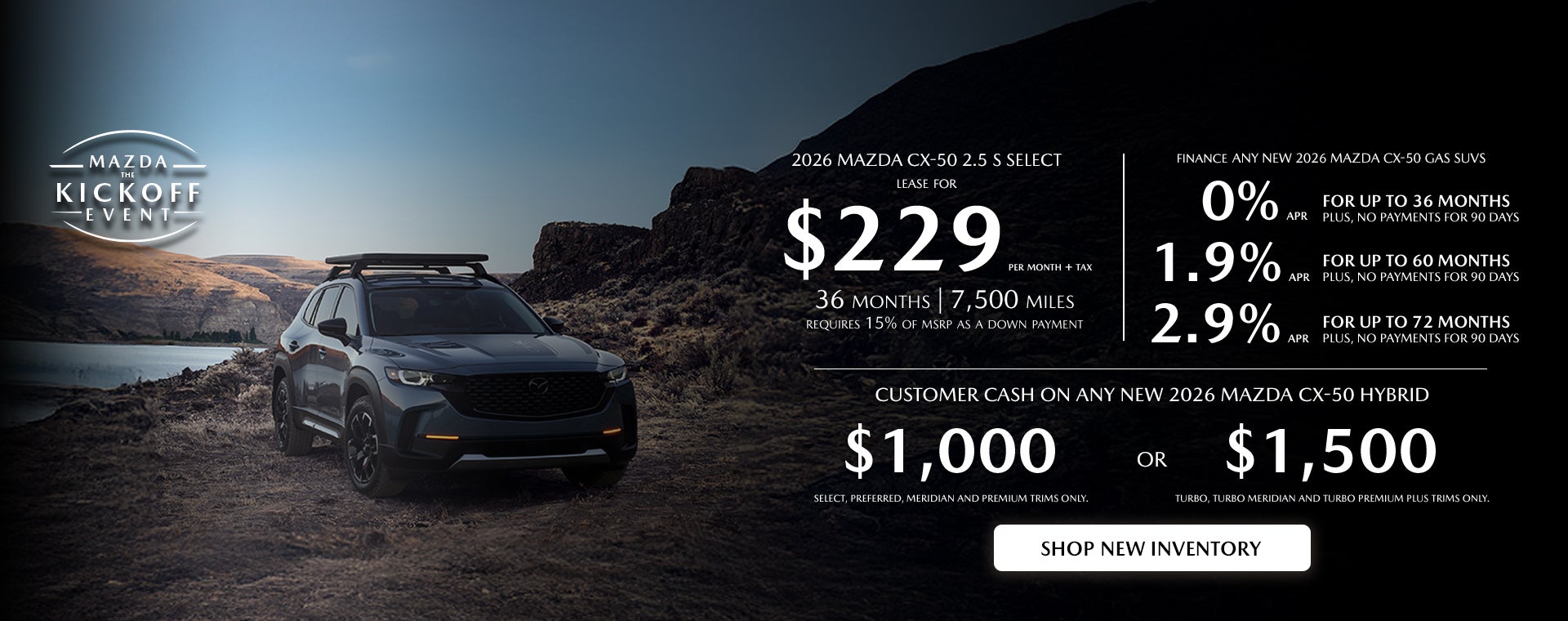 2026 Mazda CX-50