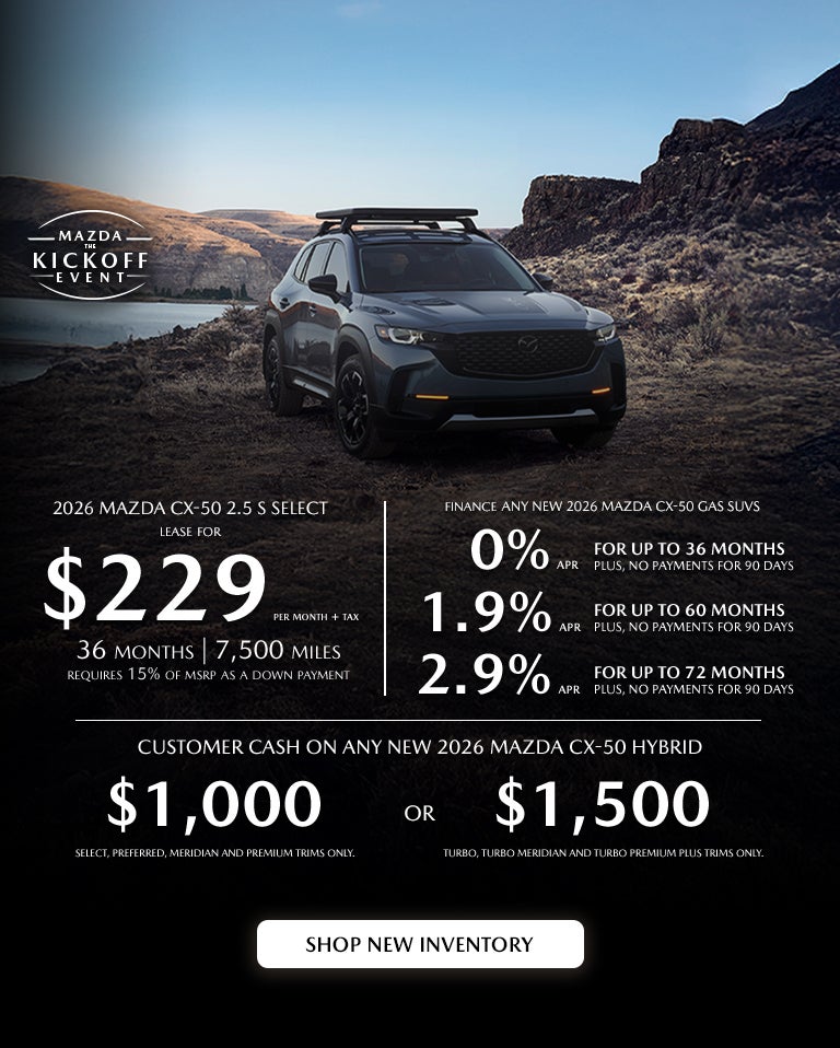2026 Mazda CX-50